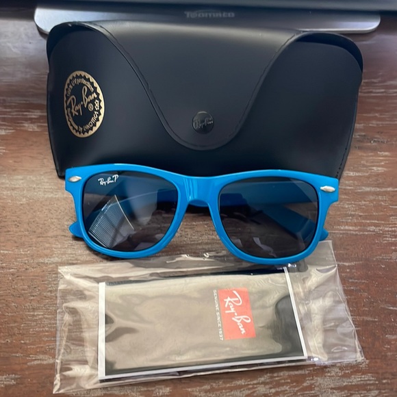 RayBan Accessories Rayban Polarized Blue Youth Wayfarer Sunglasses